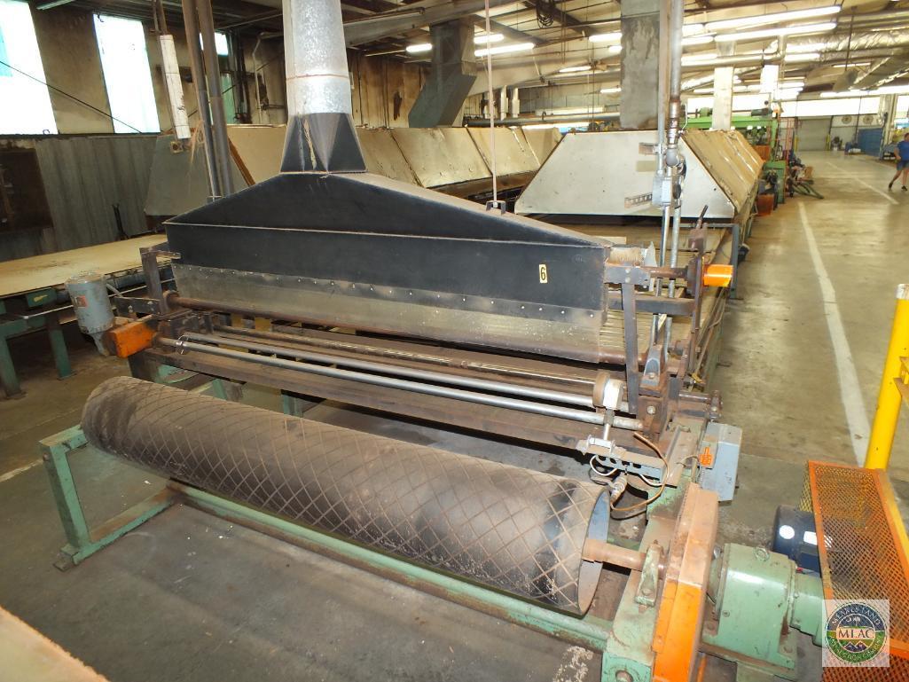 Vinyl Back Coir Yarn Tufting Machine 138' Complete Line.