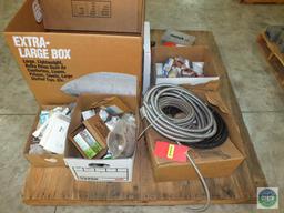 Lot of Electrical Parts & Flexible Conduit