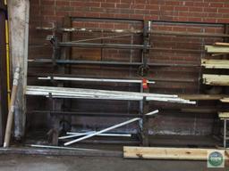 Lot 2 Metal Pipe Racks with Contents