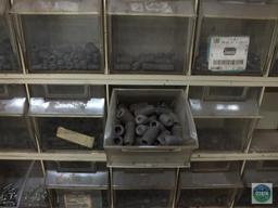 Plastic wall Parts Bin with Fasteners