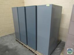 Pallet of six metal file cabinets - all four-drawer