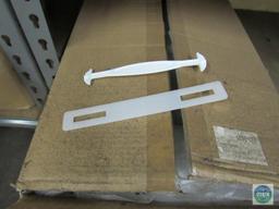 Full lot of plastic box handle inserts - various sizes and types