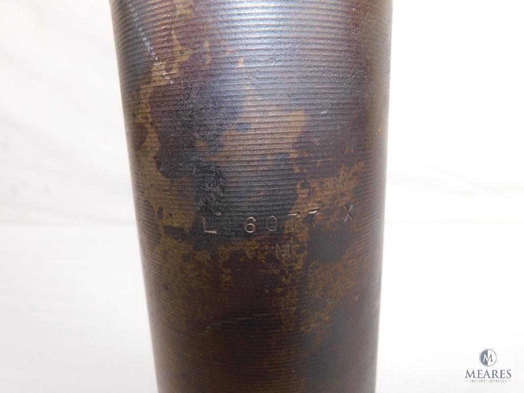 US Military Artillery Shell 75mm Model 1907 With 21 Second Time Fuse