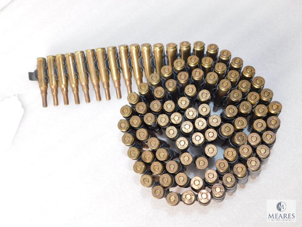 Belt Of 100 Rounds 7.62mm Blank Ammo