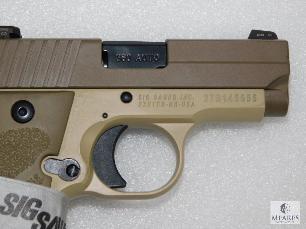 New Sig Sauer P238 .380 Micro Pistol Desert Tan