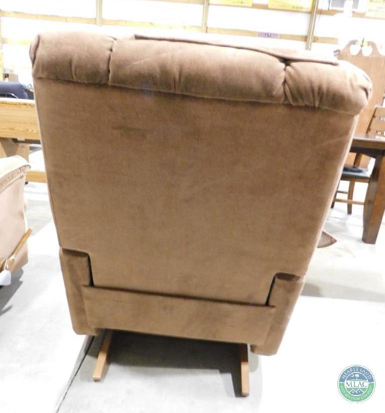 Lazy Boy Rocker Recliner Caramel color Fabric