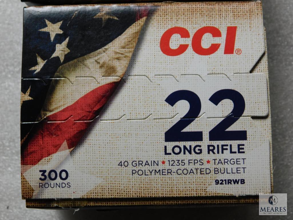 600 Rounds CCI .22 LR Red White Blue Tips Ammunition