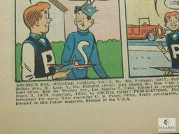 Archie Series, Archie's Pal Jughead Comics, No. 40, February 1957 Issue