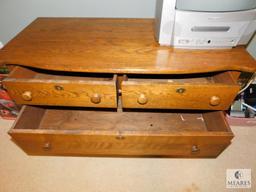 Antique Washboard Style Dresser 40" x 25" x 19"