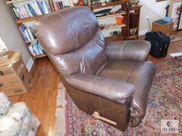 LazyBoy Rocker Recliner Brown leather