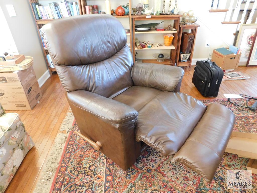 LazyBoy Rocker Recliner Brown leather