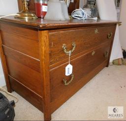 Antique Dresser with Mercury Mirror