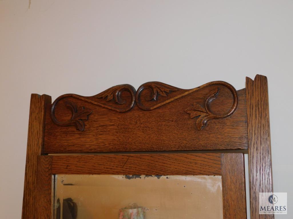 Antique Dresser with Mercury Mirror