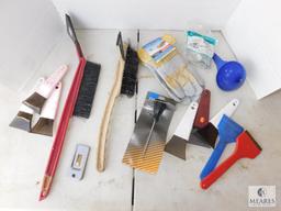Lot of Ice Scrapers & Brushes