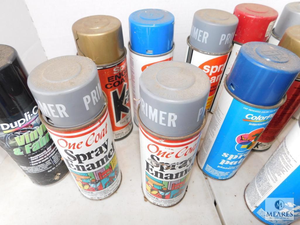 Lot of Various Spray Paints