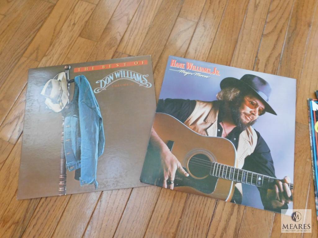 Lot of Various Records LP's Willie Nelson Moe & Joe Kenny Rogers +