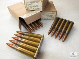 Lot 45 Rounds 8mm Mauser Ammunition Ammo on Stripper Clips