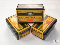 Lot 3 New Boxes Speer .457" Lead Round Balls 144 Grain 300 Count