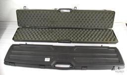 Lot 2 Foam lined Hard Rifle / Shotgun Storage Carrying Cases