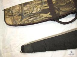 Lot of 2 Soft Rifle or Shotgun Carrying Cases 1 Wetlands Camo 52" & 45"