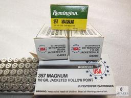 200 Rounds Winchester & Remington 357 Magnum Ammunition