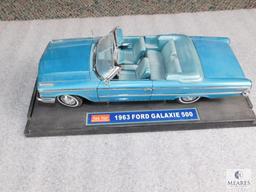 Lot of 2 Model Cars by Sun Star 1963 Ford Galaxie 500