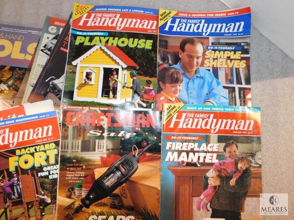 Lot of Tools & Handyman Magazines DIY Booklets