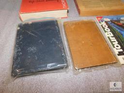 Lot of Vintage Books "The Elson Readers", Dictionary, "The Shooter's Bible", & Tour Book Pamplet