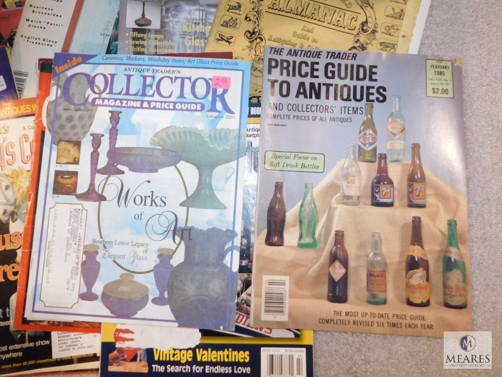 Lot Vintage Antique Collectors Books & Magazines Price Guide Collectibles