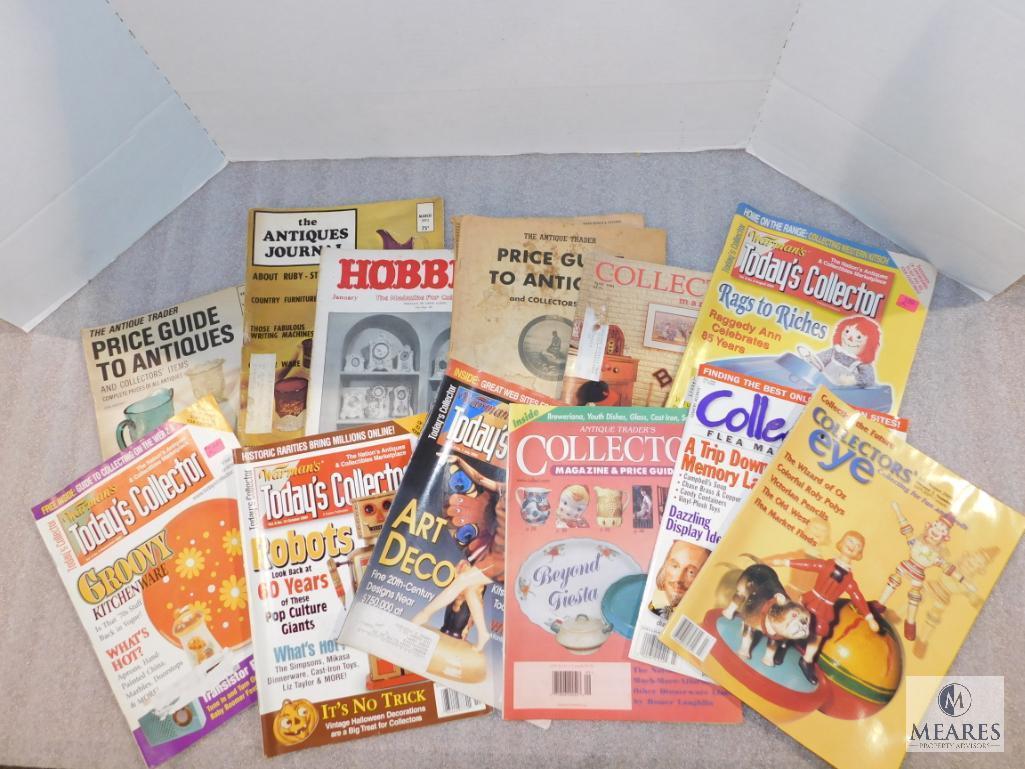 Lot Vintage Magazines Today's Collector Anitques & Hobby and Price Guides