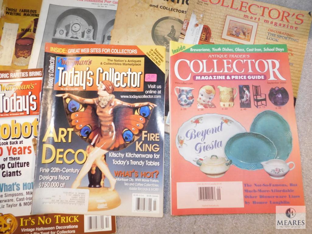 Lot Vintage Magazines Today's Collector Anitques & Hobby and Price Guides