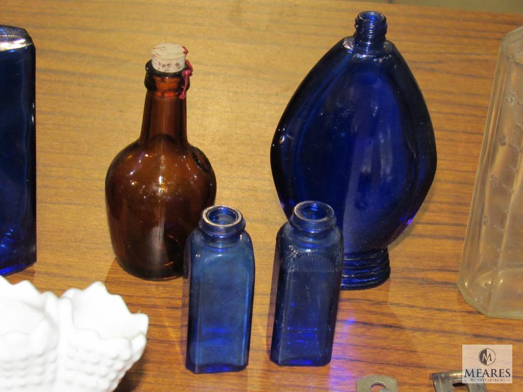 Lot Vintage Glass Bottles Rexall + and Bottle Openers
