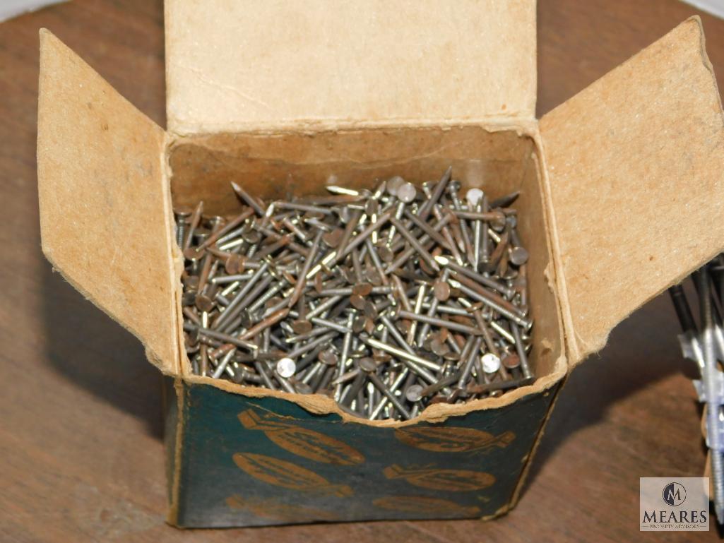 Lot of Fasteners - Screws, Concrete Anchors, Nails, Roofing Nails +