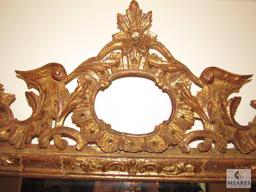 Large Gold Gilt Ornate Framed Mirror