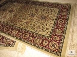 Lot of 4 Small Rugs - 2 Oriental Style Red / Burgundy Tones