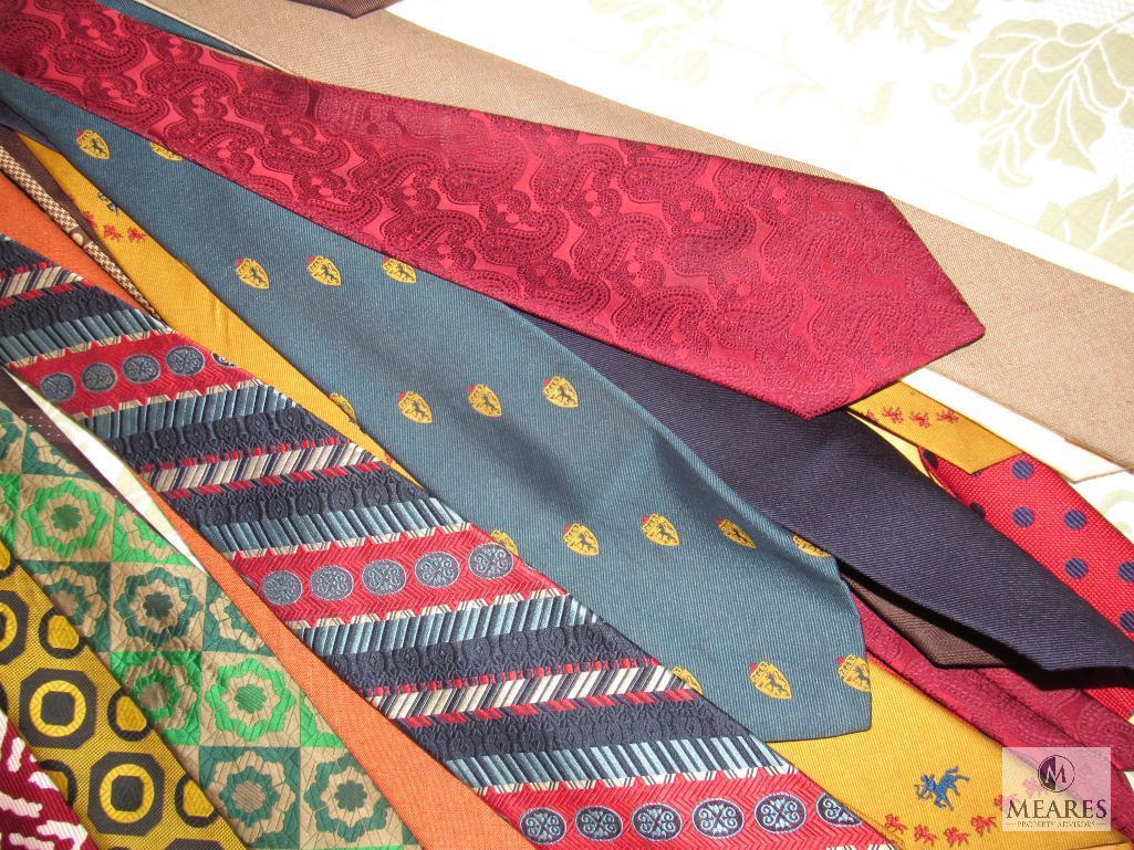 Lot of Men's Dress Ties, Belts, HEJAZ fez and suspenders