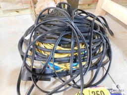 Lot of 12/2 wire (APproximately 500 ft) Mixed lot of extra wire , brass couplings