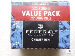 525 Rounds Federal Ammunition .22LR .22 Ammo 36 Grain