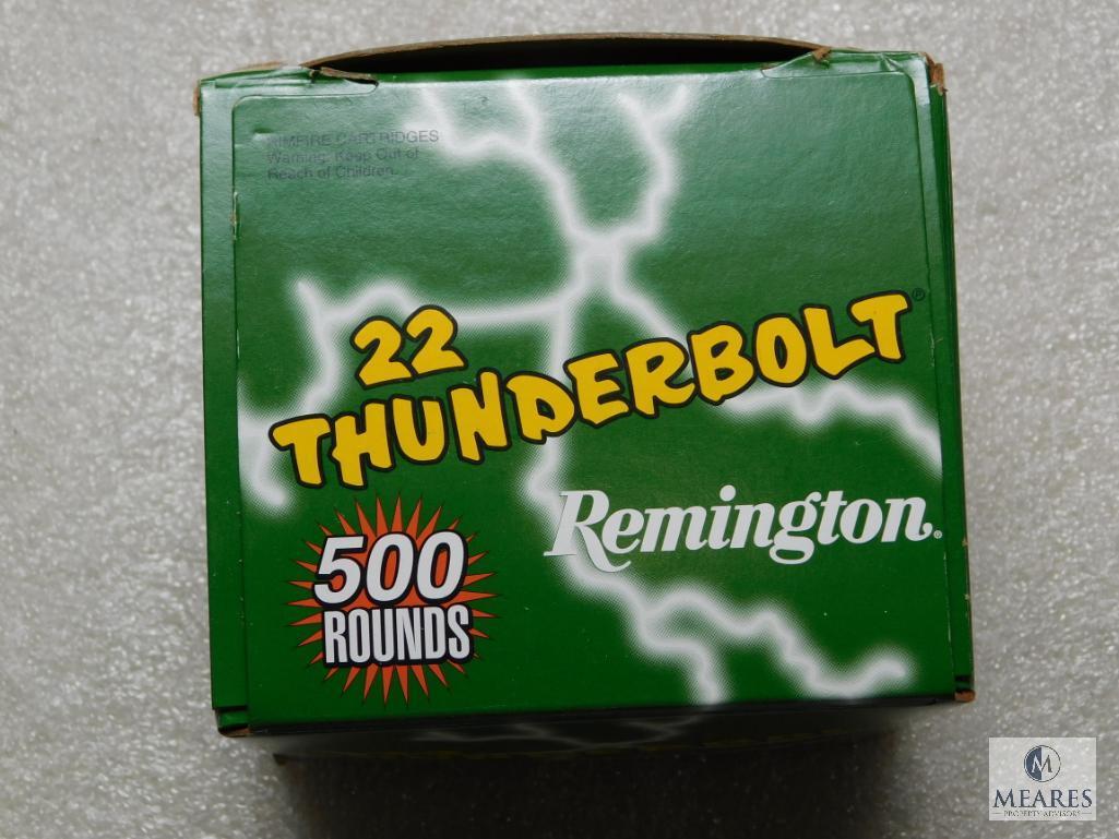 500 Rounds Remington .22 Thunderbolt .22LR Ammo Ammunition