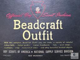 Vintage Official BSA Beadcraft Indian Outfit Kit