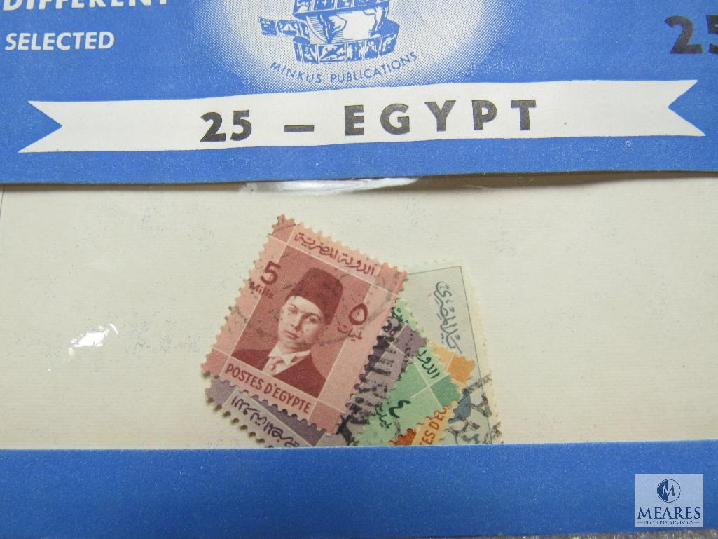 Lot of Vintage Stamps from Around the World