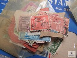 Lot of Vintage Stamps from Around the World