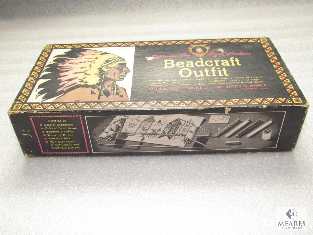 Vintage Official BSA Beadcraft Indian Outfit Kit