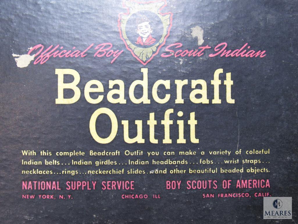 Vintage Official BSA Beadcraft Indian Outfit Kit