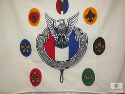 36" x 36" "On My Honor I Will do My Best" Eagle Scout Association BSA Flag Banner
