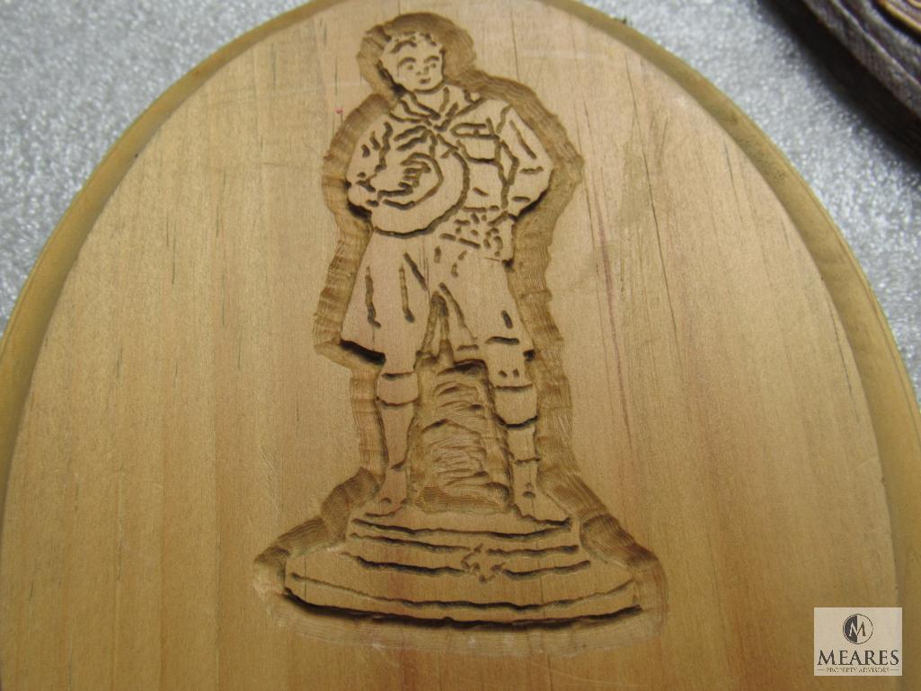 Lot BSA Boy Scout Logo Be Prepared Wood & Plaster Plaques