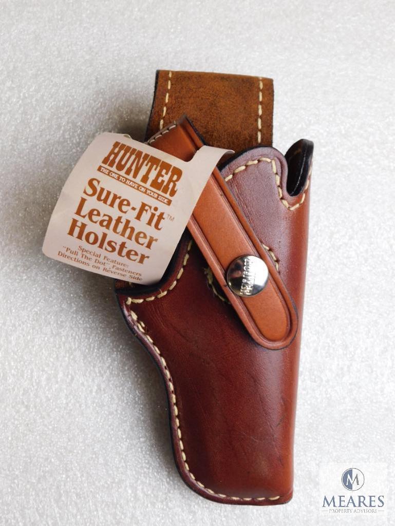 New leather Hunter 2300-11 suede lined holster fits Colt Mustang, Beretta tomcat and similar