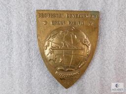 Destroyer Development Group Pacific Brass or Bronze Emblem