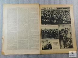 Lot of 6 1940-1944 Munchner Illustrated Press Newspaper Propaganda German
