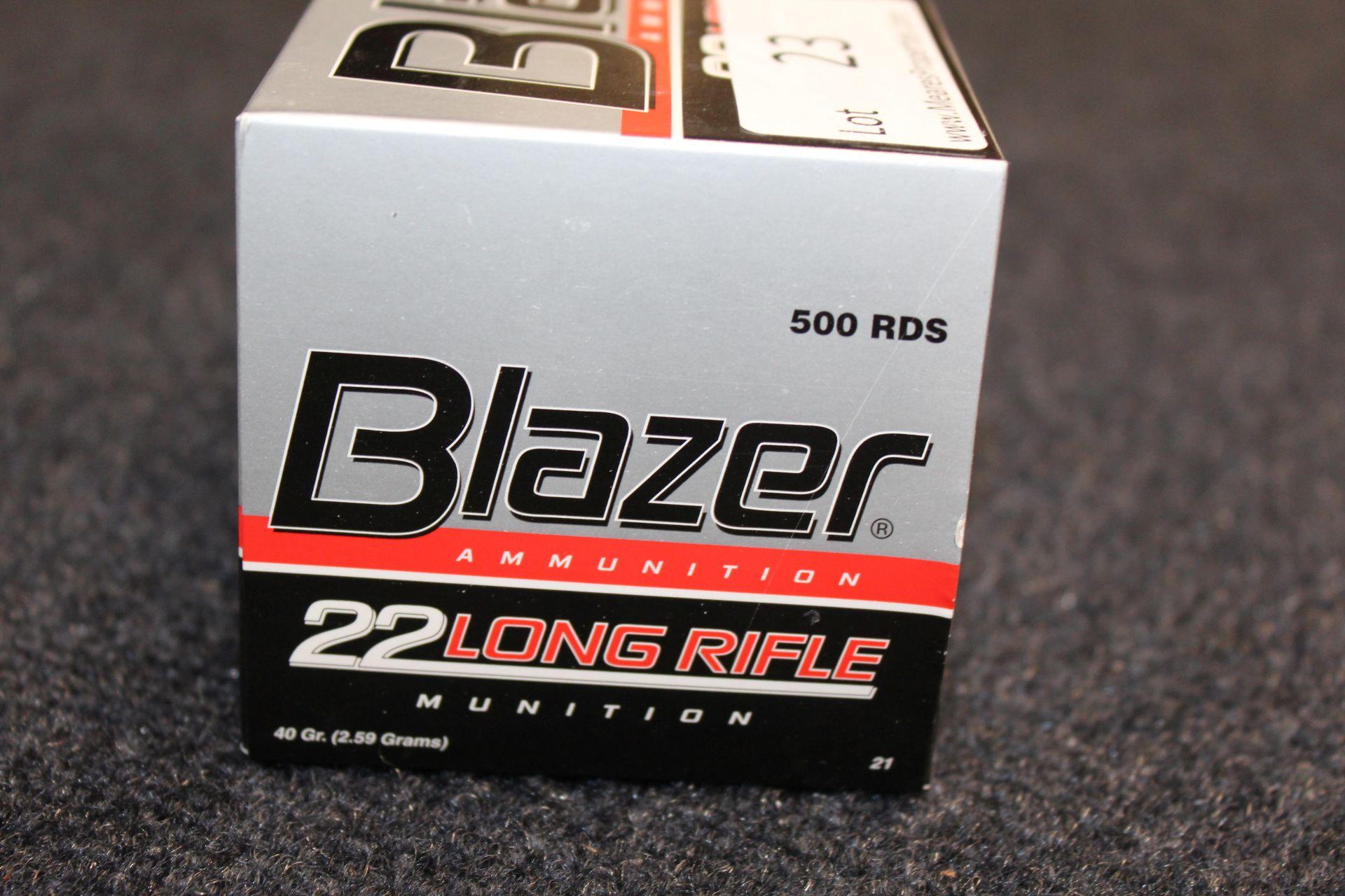 500 Rounds of Blazer .22 LR Ammo.